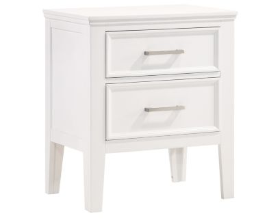 New Classic Andover White Nightstand