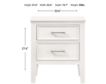 New Classic Andover White Nightstand small image number 6