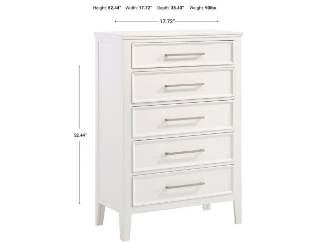 New Classic Andover White Chest large image number 4