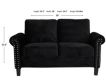 New Classic Alani Black Loveseat small image number 6
