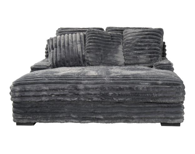 New Classic Embrace Charcoal Dual Chaise Lounge large image number 1