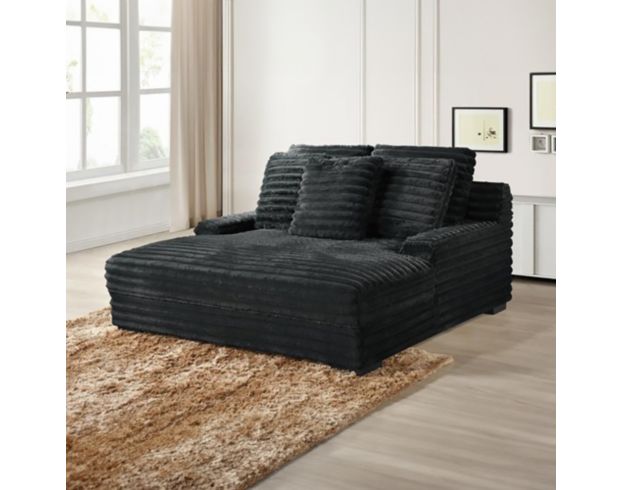 New Classic Embrace Charcoal Dual Chaise Lounge large image number 6