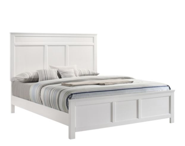 New Classic Andover White Queen Bed large image number 1