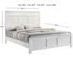 New Classic Andover White Queen Bed small image number 7