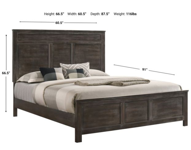 New Classic Andover Nutmeg Queen Bed large image number 2