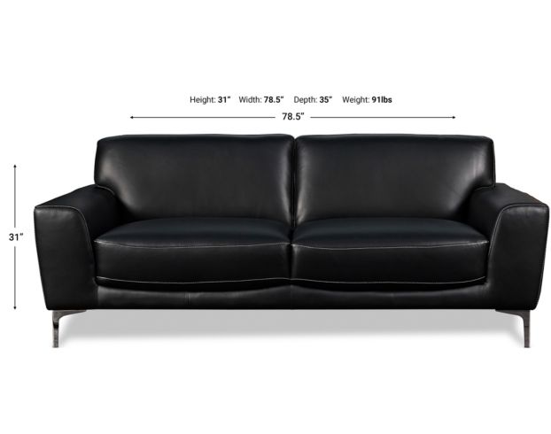 New Classic Carrara 100% Leather Sofa large image number 4