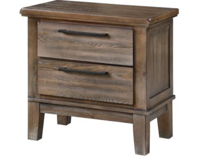 New Classic Cagney Vintage Gray Nightstand