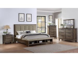 New Classic Cagney Vintage 4-Piece King Bedroom Set