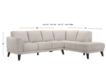 New Classic Altamura 100% Leather 2-Piece Left Sofa Sectional small image number 4