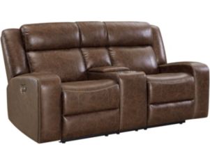 New Classic Atticus Power Headrest Loveseat with Console