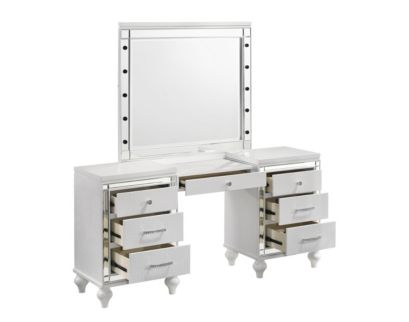 New Classic Valentino White Vanity With Mirror