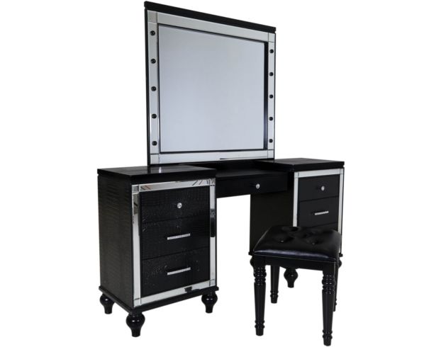 New Classic Valentino Black Vanity With Mirror large image number 1