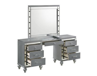 New Classic Valentino Silver Vanity with Mirror