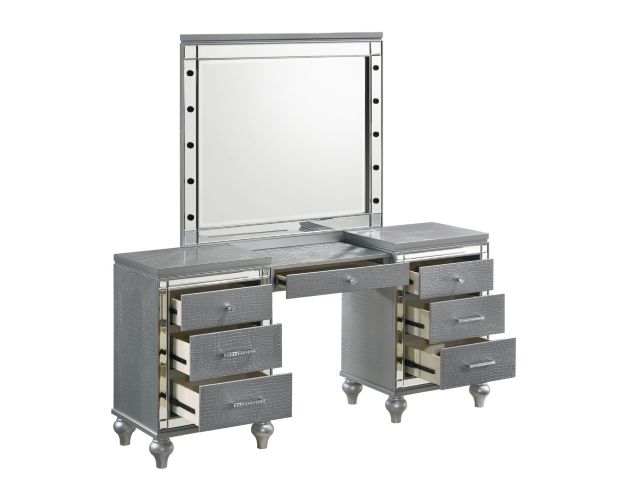 New Classic Valentino Silver Vanity With Mirror