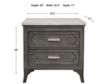 New Classic Lisbon Gray Nightstand small image number 9