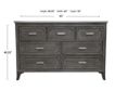 New Classic Lisbon Gray Dresser small image number 5