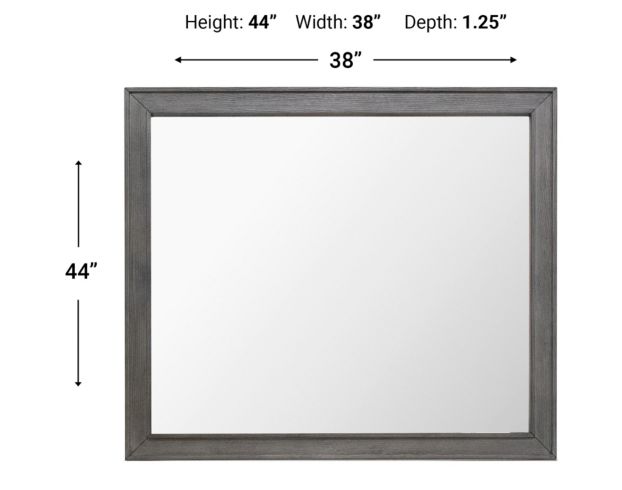 New Classic Lisbon Gray Dresser Mirror large image number 4