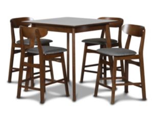 New Classic Morocco Gray 5-Piece Dining Set