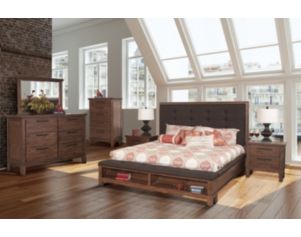 New Classic Cagney Vintage 4-Piece King Bedroom Set