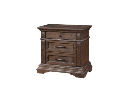 New Classic Mar Vista Brushed Walnut Nightstand