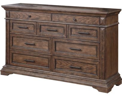 New Classic Mar Vista Brushed Walnut Dresser