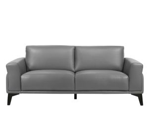 New Classic Como 100% Leather Sofa and Loveseat Set
