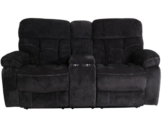 New Classic Bravo Charcoal Power Recline Loveseat with Console large image number 1