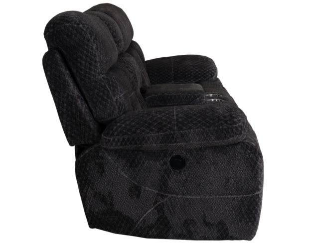 New Classic Bravo Charcoal Power Recline Loveseat with Console large image number 5