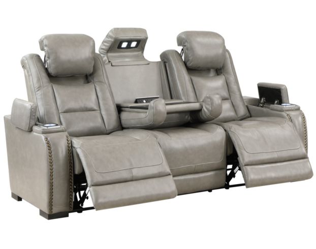 New Classic Breckenridge Leather Power Reclining Sofa large image number 3