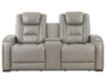 New Classic Breckenridge Leather Power Reclining Loveseat with Console small image number 1