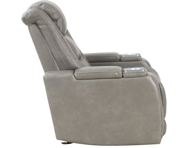 New Classic Breckenridge Leather Power Glider Recliner large image number 4