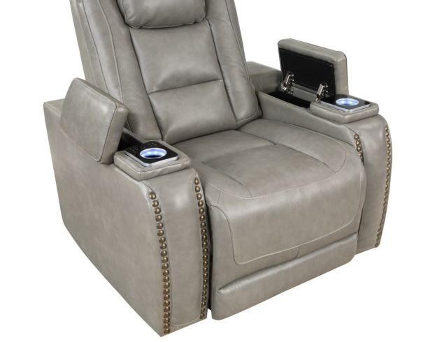 New Classic Breckenridge Leather Power Glider Recliner large image number 6