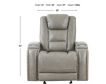 New Classic Breckenridge Leather Power Glider Recliner small image number 8