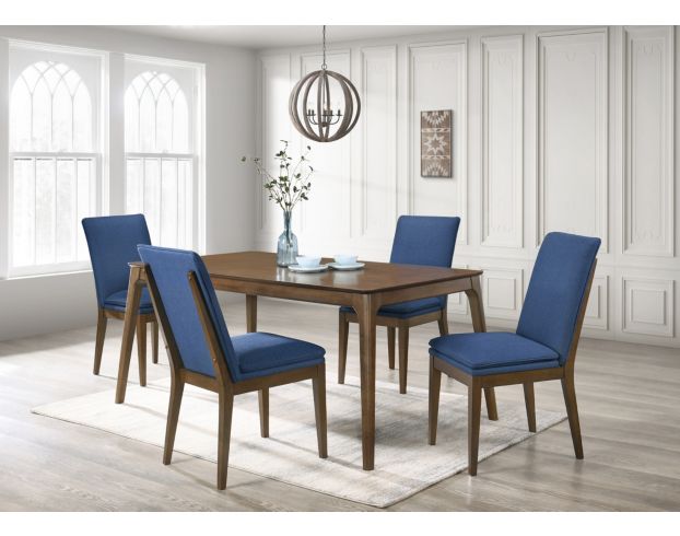 Navy blue kitchen table and online chairs