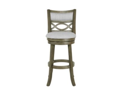 New Classic Manchester Antique Gray with Fabric Seat Barstool