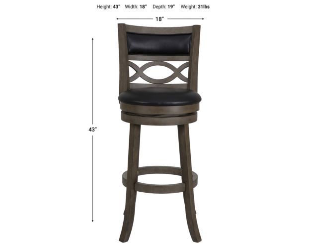 New Classic Manchester Black Barstool large image number 7