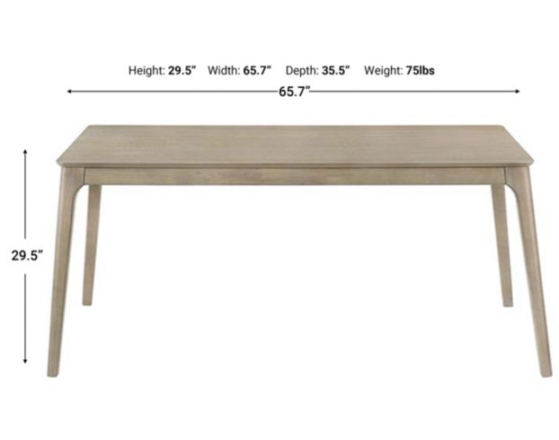 New Classic Maggie Taupe Table large image number 6
