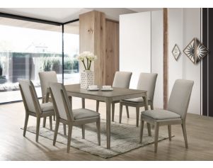 New Classic Maggie Taupe 5-Piece Dining Set