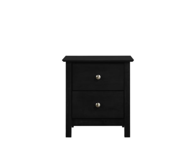 New Classic Aries Black Nightstand large image number 1