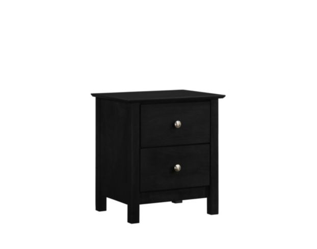 New Classic Aries Black Nightstand large image number 2