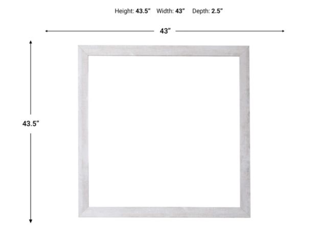 New Classic Home Furnishings Biscayne Driftwood Mirror large image number 4