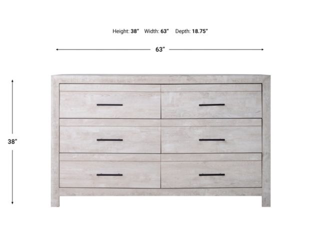 New Classic Home Furnishings Biscayne Driftwood Dresser large image number 8