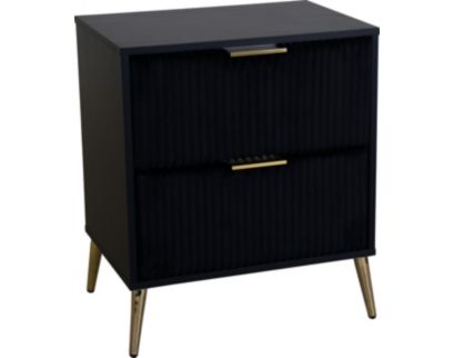 New Classic Kailani Black Nightstand