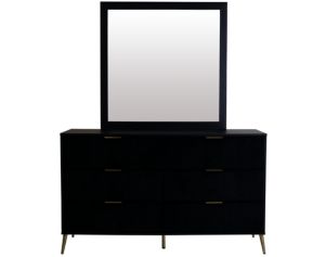New Classic Kailani Black Dresser with Mirror