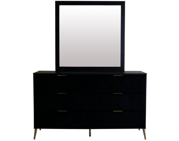 New Classic Kailani Black Dresser with Mirror large image number 1