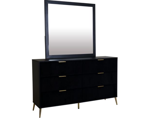 New Classic Kailani Black Dresser with Mirror large image number 2
