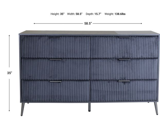 New Classic Kailani Gray Dresser large image number 6