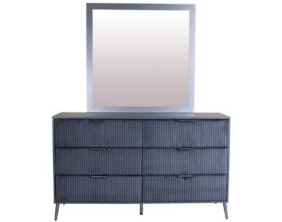 New Classic Kailani Gray Dresser with Mirror