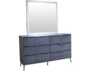 New Classic Kailani Gray Dresser with Mirror