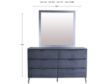 New Classic Kailani Gray Dresser with Mirror small image number 6